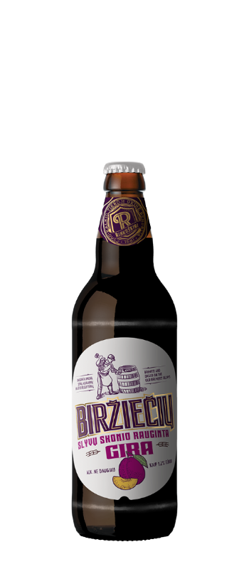 Biržiečių slyvų skonio rauginta gira